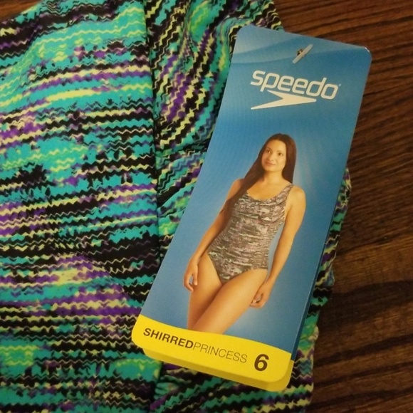 Shirred Princess Speedo One Piece - Picture 5 of 5